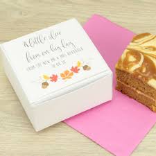 Personalised Autumn Wedding Cake Box Wedding Cake Boxes Wedding Cake Bags Wedding Candy Boxes