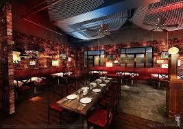 Computer Generated Interior Image Of Claw Bbq Restaurant Bbq Restaurant Restaurant Interior American Diner