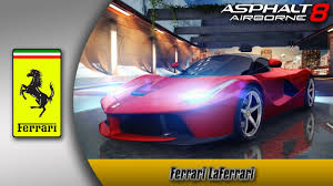It was released on august 22, 2013 for ios and android, and on november 13, 2013 for windows 8 and windows phone 8. Asphalt 8 Airborne Ferrari Laferrari Youtube