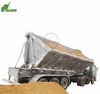 3 Axle 13m Drop Side Dump Trailer 60 Tons Stone Rock Sand Gravel Coal  Haulage Semi Trailer