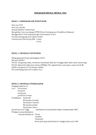 Akses100% enrolmen merentas semua peringkat pendidikan daripada prasekolah hingga menengah atas menjelang 2020. Ringkasan Modul Modul Ts25 Flip Ebook Pages 1 3 Anyflip Anyflip