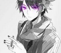 Anime male purple hair gray eyes. Anime Boy With Glowing Purple Eyes Cool Anime Guys Anime Guys Anime Guys With Glasses