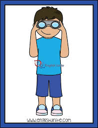 Black And White Shorts Clipart Verb Look English Unite Kids Clipart Clip Art White Image