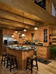 small log cabin kitchen ideas