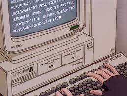 コンピュータサイバー魂 pc 86 anime gifts aesthetic anime aesthetic gif