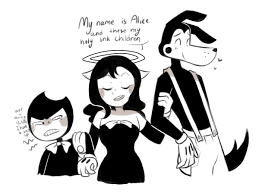 Bendy Boris And Alice Bendy And The Ink Machine Ink Alice Angel