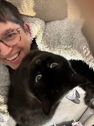 Our kitty Blueberry did not come home last night. We've only been in  Merriam Woods for the last week. It's her first time out of our yard and we  miss her dearly.