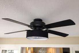 When it comes to selecting the right light kit for your our branched and stemmed kits feature multiple bulbs with shades that point up or down. Low Profile Linen Drum Shade Light Kit For Ceiling Fan S T Lighting Llc Ceiling Fan Fan Light Kits Ceiling Fan Light Kit