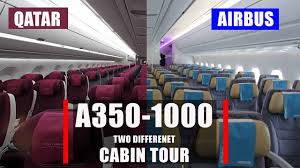 What is the boeing 777x? First Airbus A350 1000 Two Different Cabin Tour Including Qatar Qsuit I Youtube