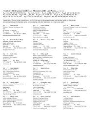 Tn e pass helpline number tamilnadu. Acced I 33rd Annual Conference Attendee List By Last Name As