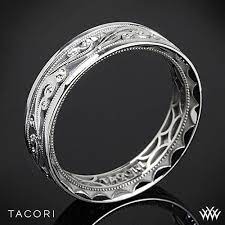 Tacori Sculpted Crescent Eternity Wedding Ring 2467 Mens Black Diamond Wedding Rings Mens Wedding Rings Modern Mens Wedding Rings