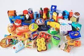 New On The Summer Vacation Foreign Trade Food Playing House Miniature Mini Food Household Items Bulk Supermarket Simul Household Items Baby Bottles Mini Foods
