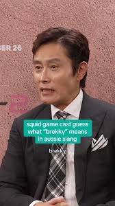 can the cast of squid game correctly guess aussie slang words? 🤔 #joyuri  #yimsiwan #leejungjae #leebyunghun #aussieslang #australianslang #squidgame  #squidgame2 #buzzfeedoz