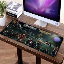 70x30cm Large Xl Mouse Pad Comics Superhero Avengers Anime Custom Mousepad Gaming Gamer Locking Edge Laptop Keyboard Mat Mouse Pads Aliexpress