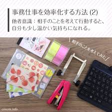 事務仕事を効率化する方法 2 事務 しごと 便利
