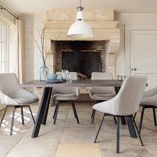 Visit mrhousey.co.uk for our range of extending tables & dining chairs at affordable prices. Valencia Solid Oak Dining Set Dark Oak With Gaudi Dining Chairs Light Grey Insideout Living