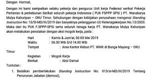 Check spelling or type a new query. Ratusan Karyawan Pt Wmk Oku Timur Diturunkan Jabatan Secara Sepihak Ancam Mogok Kerja Hingga Demo Pelita Sumsel