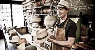 Master Hat Maker Graham Thompson Owner Of Optimo Hats In Chicago Hat Stores Suit Hat Mens Fashion Suits