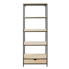 Scaffale Professionale Industriale A 1 Cassetto In Legno Di Quercia E Metallo Nero Hudson Pro Maisons Du Monde Opbergrek Wandkasten Metaal