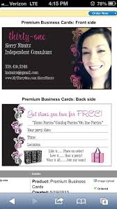 Get thirty one personalized business cards or make your own from scratch! Thirty One Consultant Business Card Through Vista Print Www Mythirtyone Com Kerrynimitz Thirty One Gifts Thirty One Business Thirty One Organization