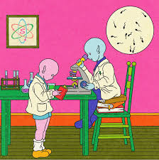 Illustrator Annie Li on what humans can learn from her highly intelligent  baby-blue baby alien character