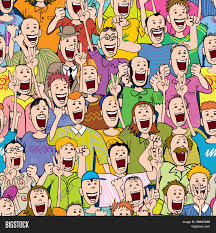 Crowd Cheering, Vector & Photo (Free ...