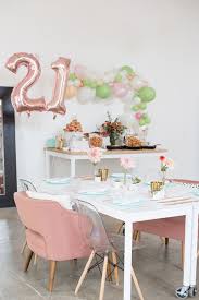 21st Birthday Table Decorations For Her Cactus Garden Themed 21st Birthday Party Birthday Party 21 21st Birthday Birthday Brunch