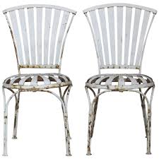 Sprung Steel Garden Chairs By Francois Carre Garden Chairs Vintage Patio Furniture Metal Garden Furniture