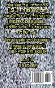 Sign in to purchase instantly. 1 001 Television Trivia Questions Buy Online In Aruba At Aruba Desertcart Com Productid 12416454