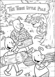 The three little pigs story coloring pages. Three Little Pigs Coloring Page Cover Tim S Printables