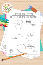 Set page margins to zero if you have trouble fitting the template on one page (file. How To Draw The Letter U In Bubble Letter Graffiti Kids Activities Blog