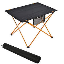 Folding Camp Table Portable Compact Lightweight Folding Roll Up Table In A Bag A Small Light And Easy To Carry For Camp Camping Table Outdoor Tables Small