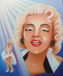 My latest portrait. Marilyn Monroe. Oil