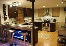Unusual Places In Your Home For Fish Tanks Kitchen Bar Design Modern Kitchen Bar Kitchen Design Small