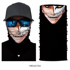 3d Seamless Cartoon Balaclava Magic Face Mask Warmer Motorcycle Ski Neck Gaiter Shield Durag Men Hea Head Bandana Motorcycle Face Mask Headwear