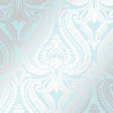 This listing is for a sample only. Shimmer Damask Metallic Wallpaper Teal Silver Silver And Duck Egg 1000x1000 Download Hd Wallpaper Wallpapertip