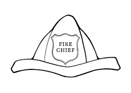 Usa hat coloring pages, usa independence day coloring pages for kids, printable free. Front View Of Firefighter Helmet For Colouring In Decorating And Turning Into A Party Hat By A Kids Themed Birthday Parties Fire Truck Party Fire Safety Theme