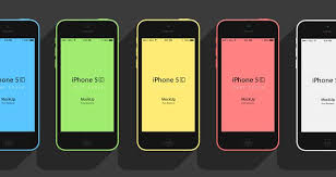 Iphone 5c Flat Design Mockup Psd Mock Up Templates Pixeden Iphone Mockup Design Mockup