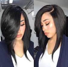 Yet, it is the messy arrangement at the back section which distinguishes this hairstyle from other asymmetric. 21 Perfect Inverted Weave Bob Hairstyles 2020 For Black Girls