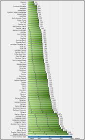 Wood Hardness Chart Reference It Woodworking