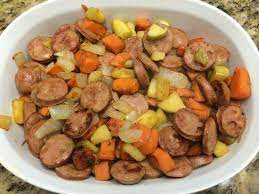 Try it grilled with a dijon, garlic and honey glaze. Aidells Chicken Apple Sausage Medley Cave Mamas Sausage Crockpot Recipes Chicken Apple Sausage Apple Sausage