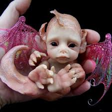 Made to Order Ooak Dollhouse Miniature Baby Hippo Hippopotamus by Malga