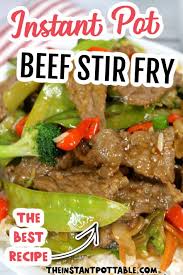 Add the steak to the instant pot, pour in the water. Instant Pot Beef Stir Fry Using Flank Steak The Instant Pot Table