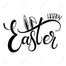 Whether you celebrate easter with your family or not, wishing your relatives and friends a happy holiday is always a nice gesture [2019 . Happy Easter Lettering Hand Written Easter Phrases Seasons Royalty Free Cliparts Vectors And Stock Illustration Image 96788058