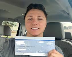 This is a check I got for $49,504.64 from two parcels of land I purchased  for $4,100.