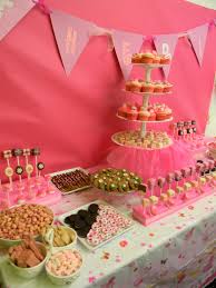 Cake And Pink Treats Table Pinkalicious Party Pink Treats Pink Baby Shower
