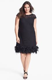 Jessica Simpson Feather Trim Lace Dress Plus Size Nordstrom Flapper Style Dresses Plus Size Flapper Costume 1920s Fashion Dresses