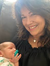 One month old today 💙 Brecken James Fitzpatrick 06•07•2024 • 8:17am • 8lbs  11oz • 21in #FitzPerfectly 🤍