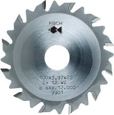 The porter cable 557 joiner includes a 2'' blade (in addition to the standard 4'' blade) to cut grooves for a 'mini' biscuit. Fisch Tools Ultimate Drilling Solutions