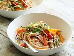 Multicolored cherry tomatoes look pretty, but you can use all one color of tomato too. Spotlight Recipes 25 Low Cholesterol Choices Food Network Healthy Eats Recipes Ideas And Food News Food Network